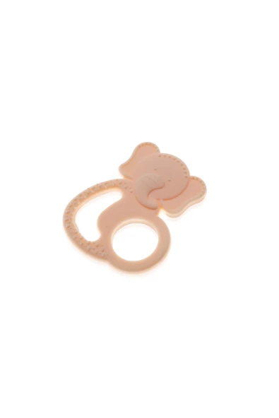 Babyjem Silikon Fil Diş Kaşıyıcı Ekru - Bpa Free - 4