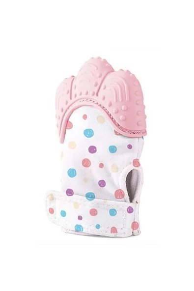Babyjem 2'li Diş Kaşıma Seti Diş Kaşıyıcı Eldiven Diş Kaşıyıcı Ahtapot Pembe - 3
