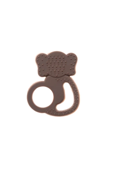 Babyjem Silikon Fil Diş Kaşıyıcı Mocha - Bpa Free - 3
