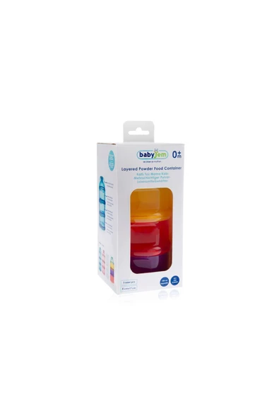 Babyjem Bayjem Katlı Toz Saklama Kabı (bpa%0) - 8