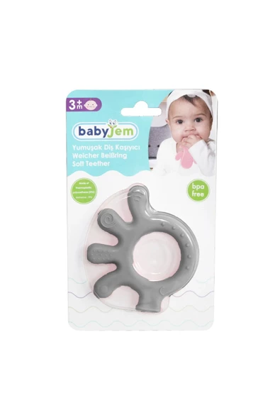Babyjem 2'li Diş Kaşıma Seti Diş Kaşıyıcı Kirpi Eldiven Diş Kaşıyıcı Ahtapot - 2