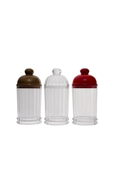 SUPERCUPP Plastik Kap Şekerlik&Çerezlik&Çikolata&Drajelik - 2 ADET - 8