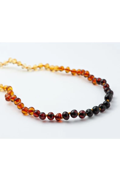 Babyjem Baby Jem Kehribar Bebek Kolyesi Gökkuşağı - 5