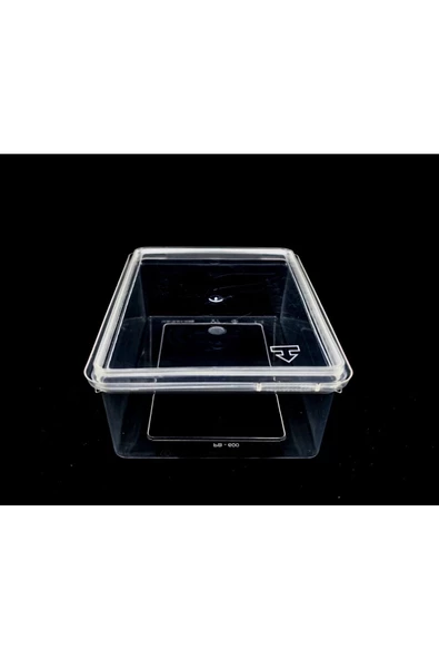 SUPERCUPP Plastik Kapaklı Saklama Kabı 10 Adet-Bakliyat,Yemek,Oyuncak,Hobi,Dondurucu-1 Litre 19x13x6cmPP600 - 3