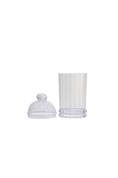SUPERCUPP Plastik Kap Şekerlik&Çerezlik&Çikolata&Drajelik - 2 ADET - 3