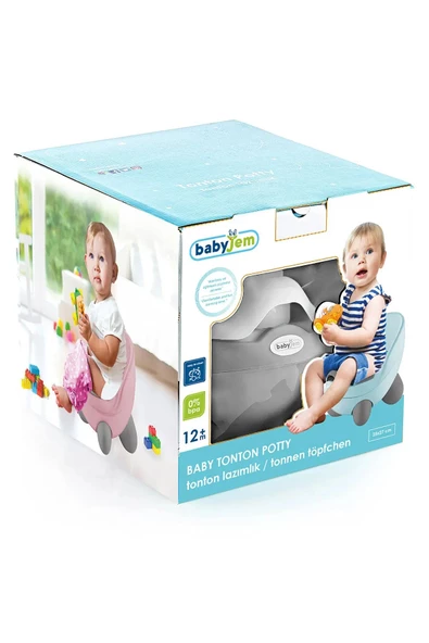 Babyjem Tonton Lazımlık Beyaz Gri - 5