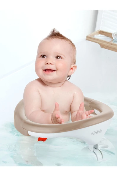 Babyjem Yandan Açılır Banyo & Mama Oturağı Taş - 4