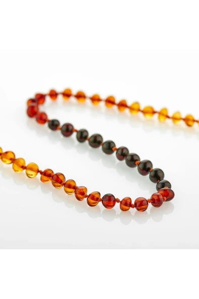 Babyjem Baby Jem Kehribar Bebek Kolyesi Gökkuşağı - 2