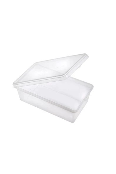 SUPERCUPP Plastik Kendinden Kilitli- Kapaklı Saklama Kabı (Gıdaya Uygun - Hava Almaz) 2 Litre - 5 Adet - 4