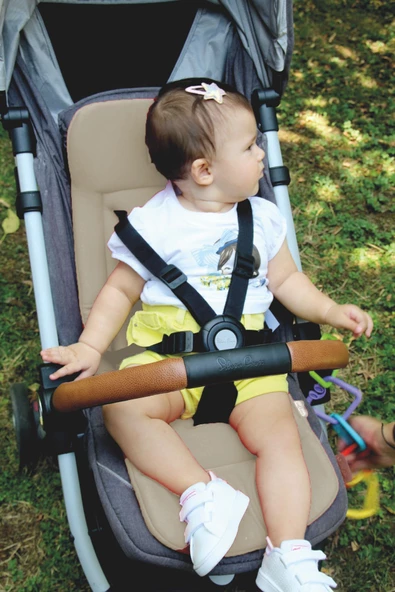 Babyjem Puset Minderi Bej - Resim 2