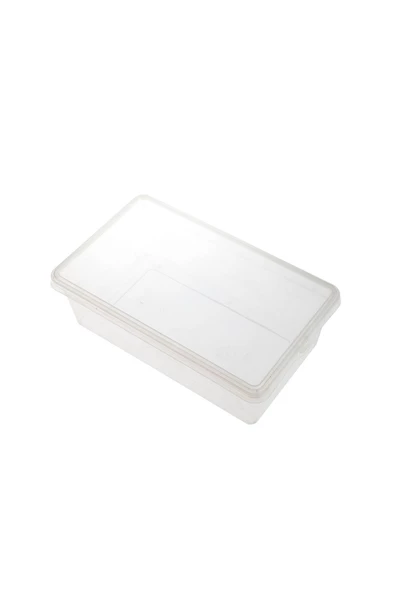 SUPERCUPP Plastik Kilitli- Kapaklı Saklama Kabı Derindondurucu&buzdolabı Düzenleyici 2 Litre - 20 Adet - 4