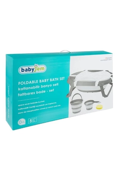 Babyjem 5'li Katlanır Banyo Seti Yeni - 5