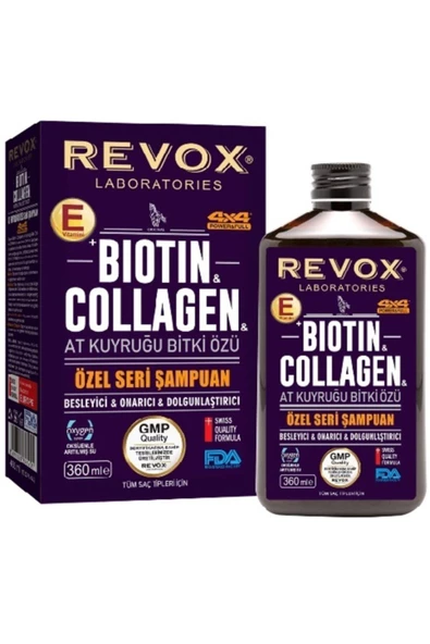 At Kuyruğu Biotin Collagen Şampuan 360 Ml