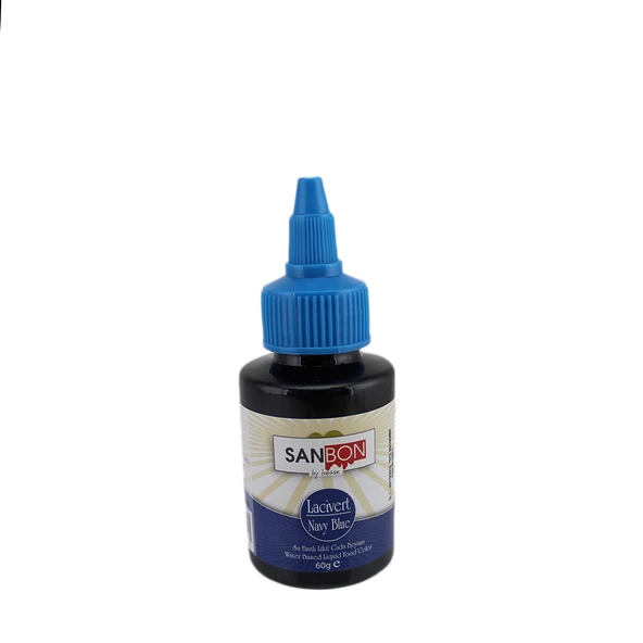 Su Bazlı Likit Sıvı Gıda Boyası  60 GR  Lacivert