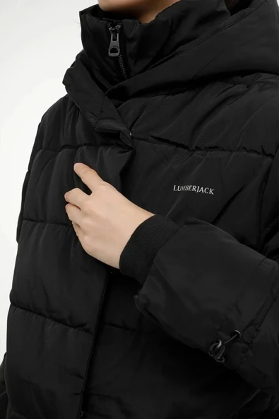 Lumberjack WL KARINA 3SN36 4PR Siyah Kadın Mont 101782403 - 6