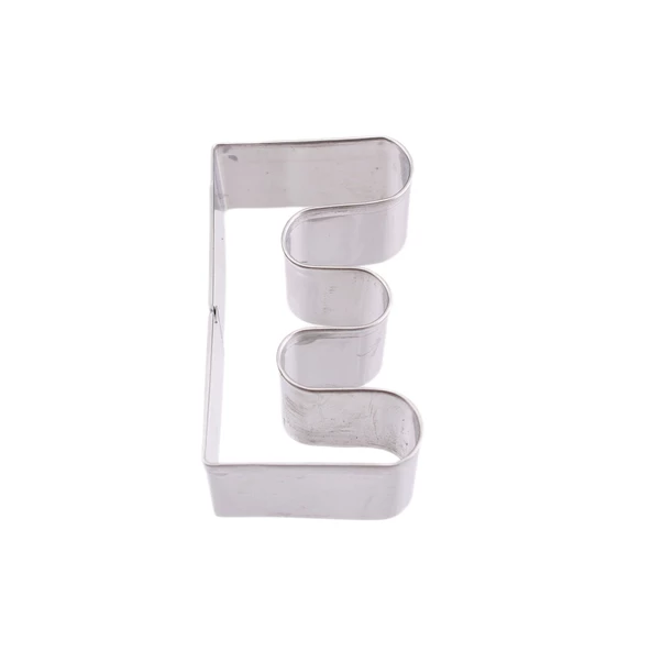 Kek Kurabiye Ve Pasta Kalıbı Metal E Harfİ Büyük Boy Alfabe 8.5 CM