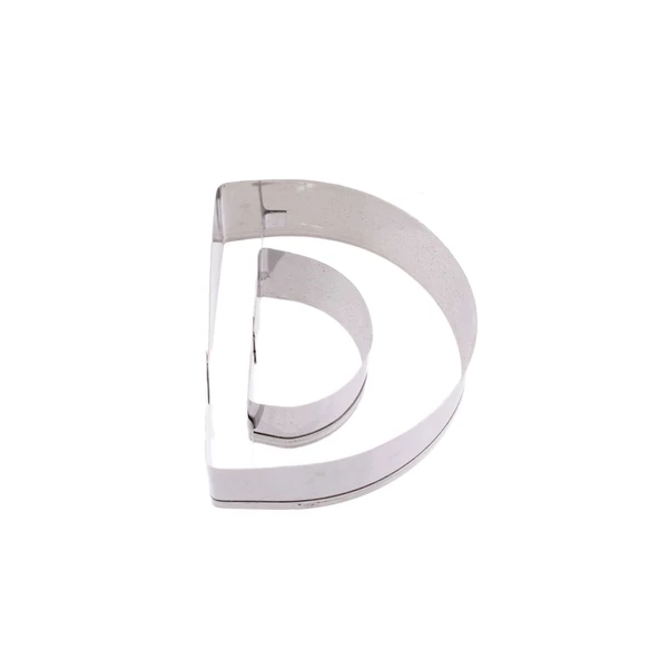 Kek Kurabiye Ve Pasta Kalıbı Metal D Harfİ Büyük Boy Alfabe 8.5 CM