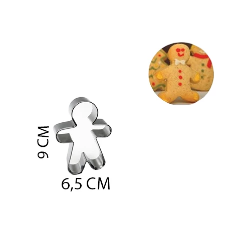Kek Ve Kurabiye Kalıbı Orta Boy Kopat Kurabiye Adam 9X6.5 CM - 2
