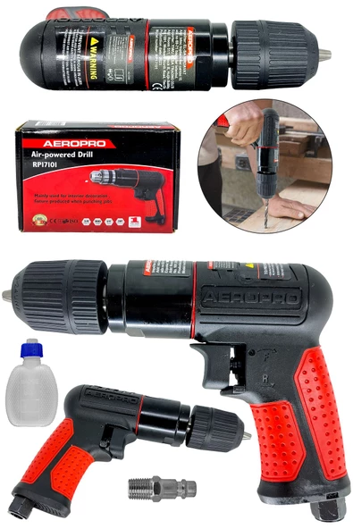 DAFLONG AeroPro ITL-48K Profesyonel Havalı 10mm Matkap