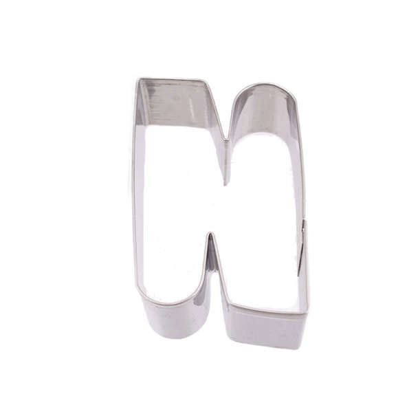 Kek Kurabiye Ve Pasta Kalıbı Metal N Harfİ Büyük Boy Alfabe 8.5 CM