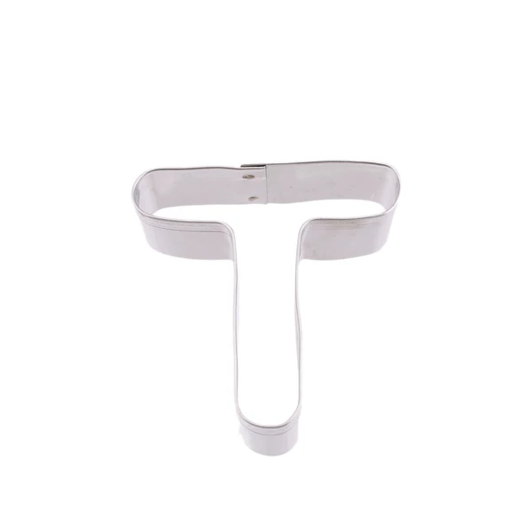 Kek Kurabiye Ve Pasta Kalıbı Metal T Harfİ Büyük Boy Alfabe 8.5 CM