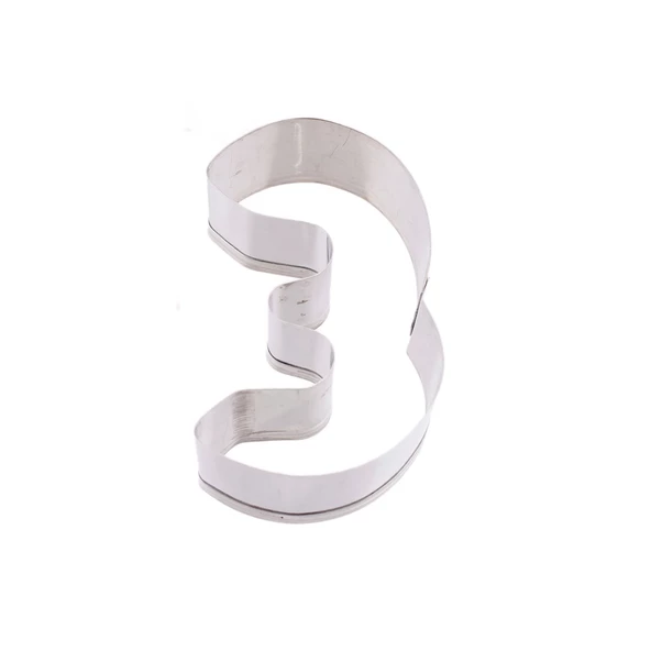 Kek Kurabiye Ve Pasta Kalıbı Metal 3 Sayı Büyük Boy Rakam 8.5 CM