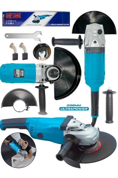 DAFLONG Metal Şanzıman 2200 W 230 Mm Büyük Sipiral Taşlama Ve Kesme Makinası - 2