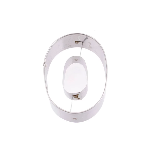 Kek Kurabiye Ve Pasta Kalıbı Metal  0 Sıfır Sayı Büyük Boy Rakam 8.5 CM