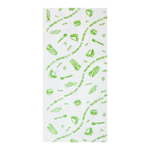 Handynorm Pide Dürüm Sandviç Tost Kılıfı - Dikdörtgen - 12,5 x 25 Cm. - 1000 Adetlik 5 Paket - Resim 3