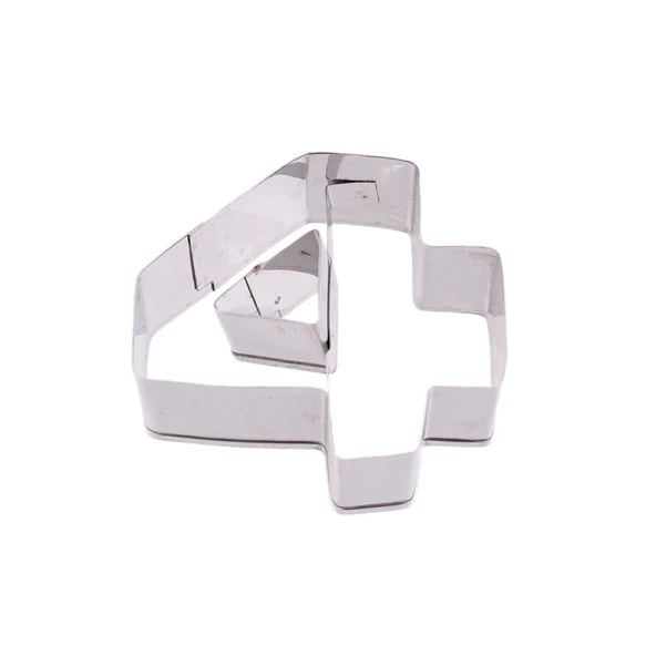 Kek Kurabiye Ve Pasta Kalıbı Metal 4 Sayı Büyük Boy Rakam 8.5 CM