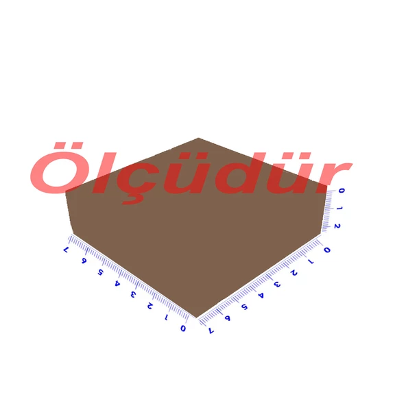 Asetat Kutu Altı Karton 7X7X2.2 CM (50 Adet)  Gümüş - 2