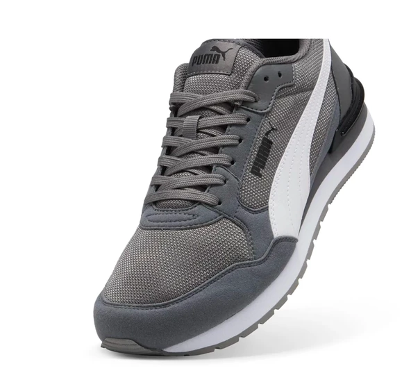 Puma St Runner V4 Mesh Erkek Gri Sneaker Ayakkabı 399666-03 - Resim 5