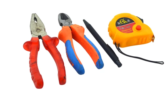 CVZ Pense 18cm,Super Yan Keski 15.5cm,GK 5m/6ft Metre,Metal Tükenmez Kalem Set1 - 2