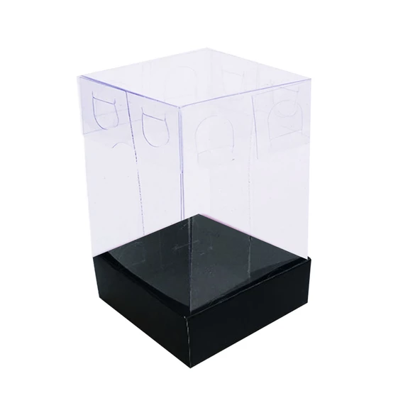 Asetat Kutu Altı Karton 5X5X8 CM (50 Adet)  Siyah