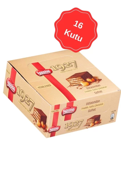 Nestle 1927 Sütlü Gofret 28G (12Li x 16 Kutu)