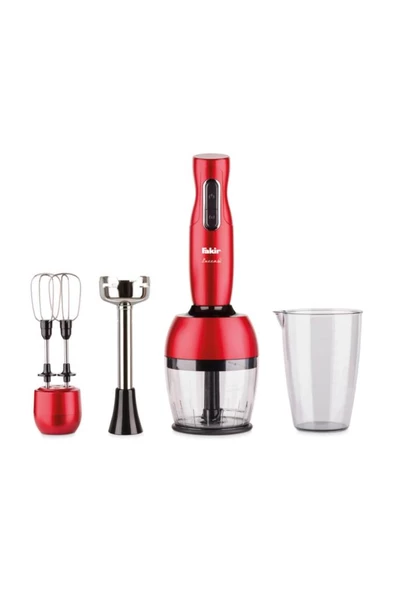 Fakir Lucca Q Kırmızı 1000 W Blender Seti