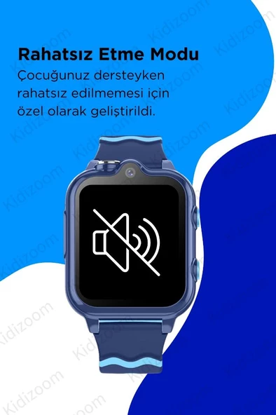 Akıllı Çocuk Saati Çift Kameralı Sim Kartlı Gps Konum 4G Görüntülü Konuşma Özellikli Çocuk Saati - 10