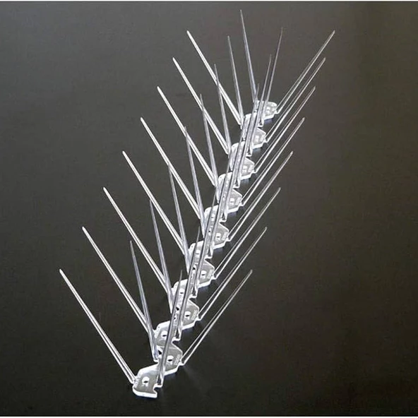 POLİKARBON KUŞ KOVUCU KUŞKONMAZ DİKENİ ŞEFFAF (30 ADET)