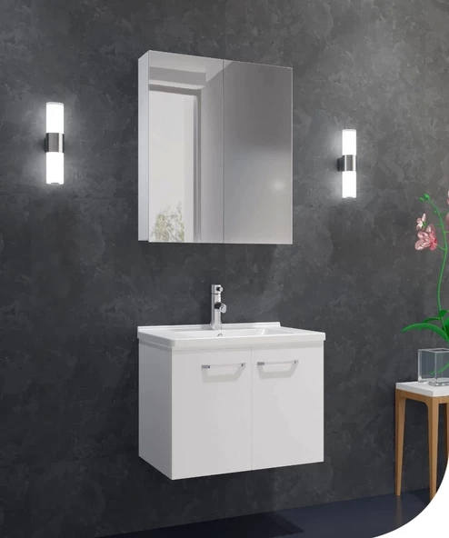 LİNRA MONA BANYO MOBİLYA SETİ VE LAVABO