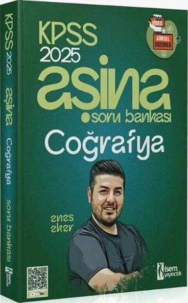 2025 KPSS Coğrafya Aşina Soru Bankası Çözümlü İsem Yayınları