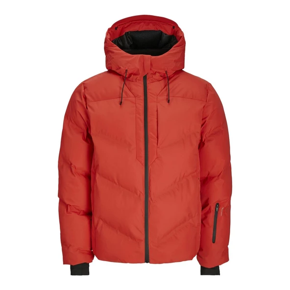 Jack & Jones 12260482 Jcoslay Heat Quilted Puffer Sn Kırmızı