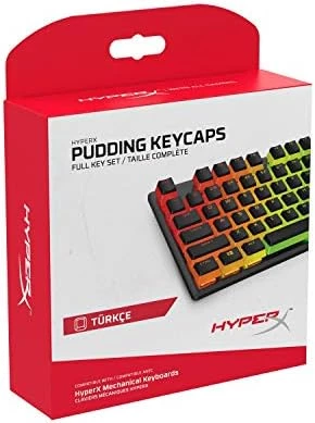 HyperX ABS Pudding Keycaps TR Tuş Takımı HKCPXA-BK-TU/G
