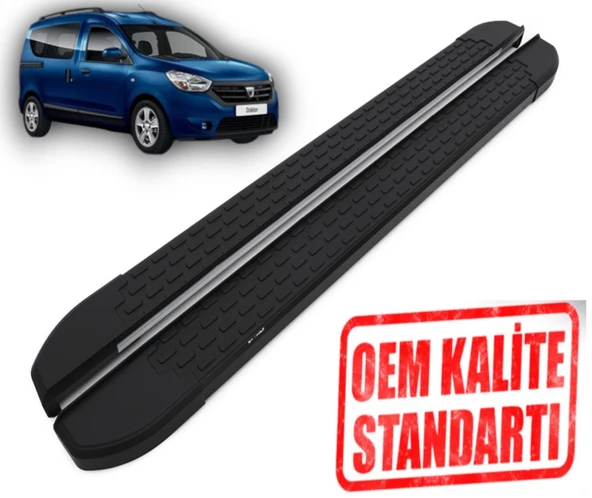 DOKKER 2012 2013 2014 2015 2016 2017 2018 2019 2020 ARACA ÖZEL NEVADA SİYAH YAN BASAMAK ürün görseli 1