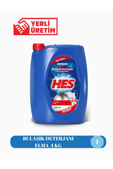 Hes  BULAŞIK DETERJANI ELMA 4 LT