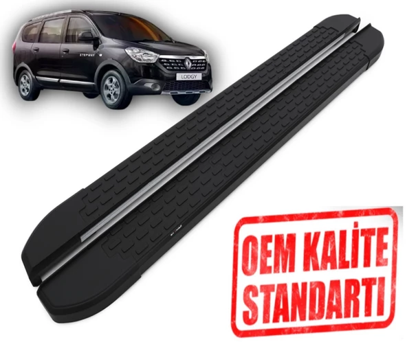 LODGY 2012 2013 2014 2015 2016 2017 2018 2019 2020 ARACA ÖZEL NEVADA SİYAH YAN BASAMAK ürün görseli 1