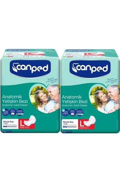 Canped  Anatomik Hastabezi Normal Büyük 16 Adet