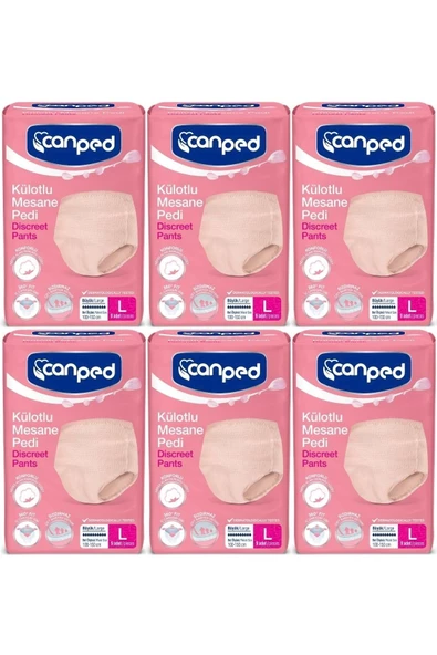Canped  Külotlu Mesane Pedi Büyük/large 54 Adet (6pk*9)