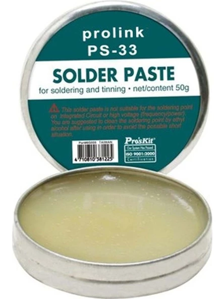Lehim Pastası 50GR Prolink Ps-33