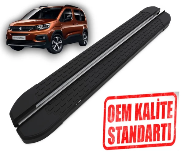 RİFTER KISA ŞASE 2019 2020 2021 2022 2023 2024 2025 ARACA ÖZEL NEVADA SİYAH YAN BASAMAK ürün görseli 1