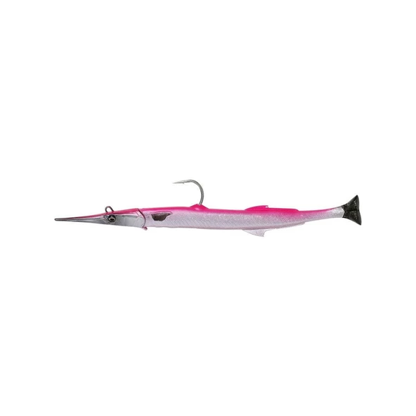 Savage gear 3D Needlefish Pulsetail 2+1 14cm 12gr Silikon Yem Renk : Pink Silver